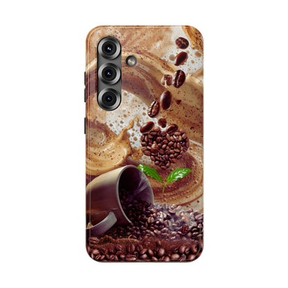 Impact-Resistant Phone Case – Love at First Sip – Compatible with iPhone 11–17 & Samsung Galaxy S22–S26 Series