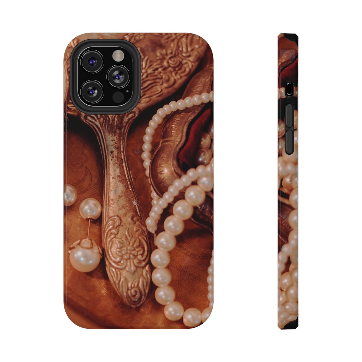 Impact-Resistant Phone Case – Bronze Vanity