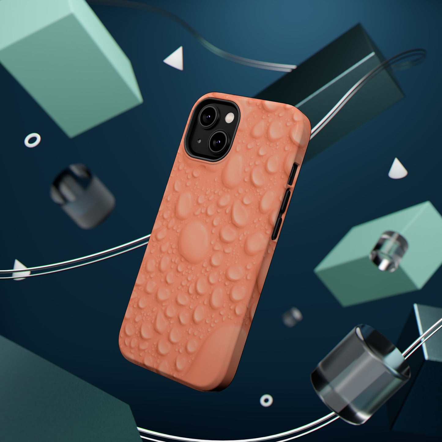 Wireless-Compatible Charging Case – Apricot Rain