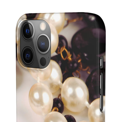 Snap Phone Case – Noir Pearl