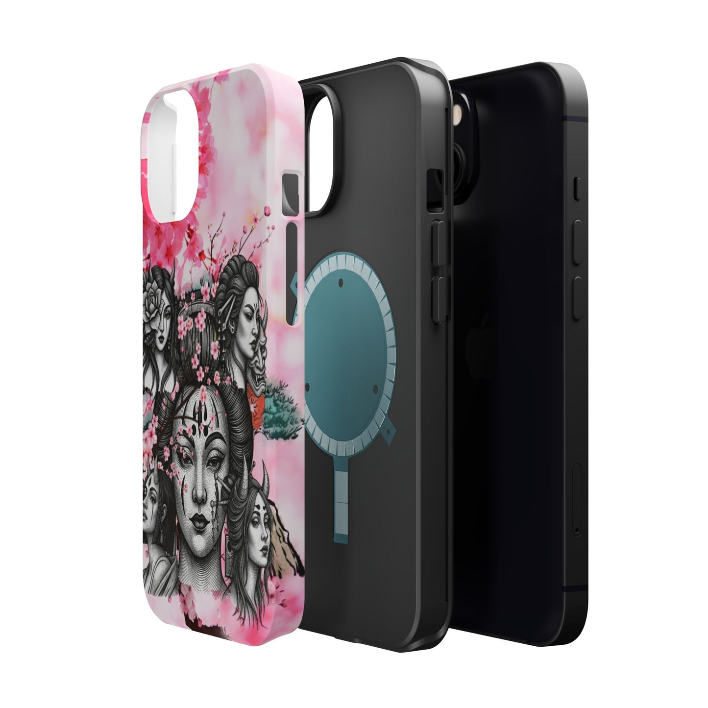 Wireless-Charging Compatible Case – Blossom & Thorn