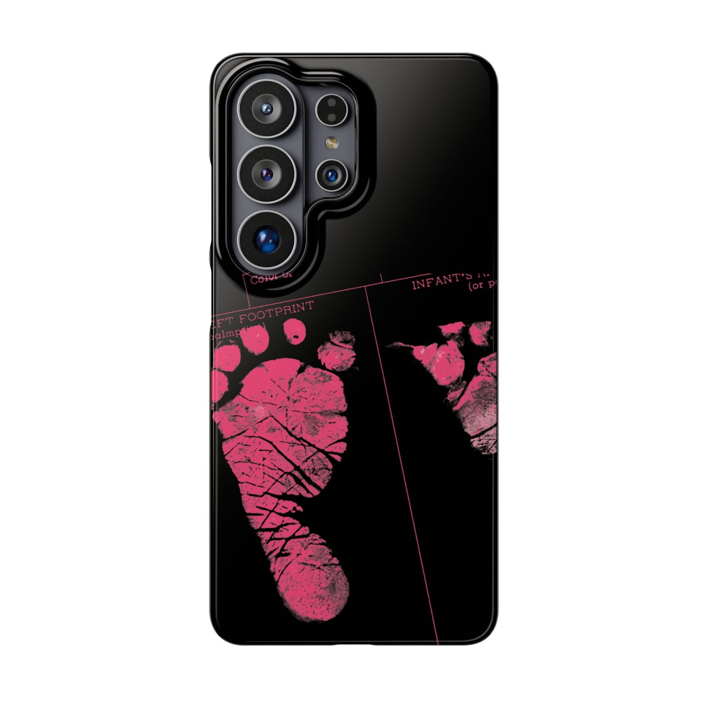Snap Phone Case – Mom’s Little Pink Footprints
