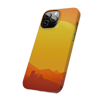 Slim Phone Case – Desert Sunrise