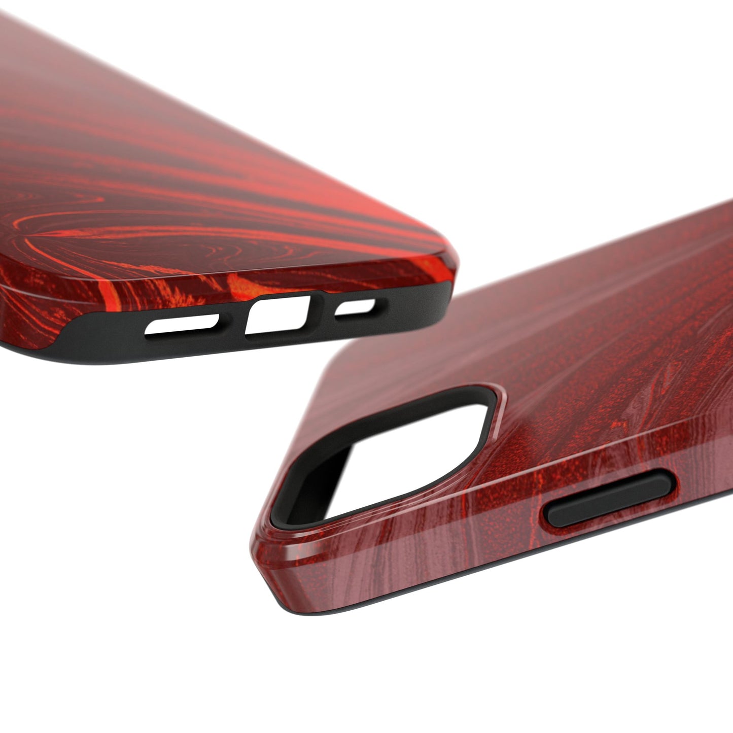 Impact-Resistant Phone Case — Crimson Current