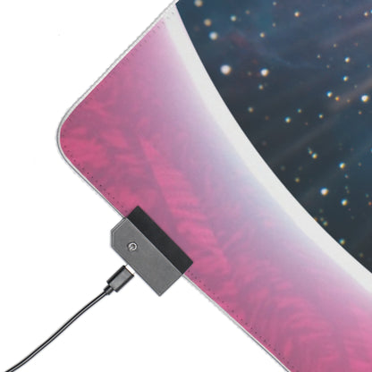 Gaming LED Desk Mat – Starborn Fury