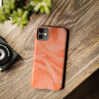 Slim Phone Case – Coral Veil