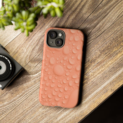 Protective Phone Case – Apricot Rain