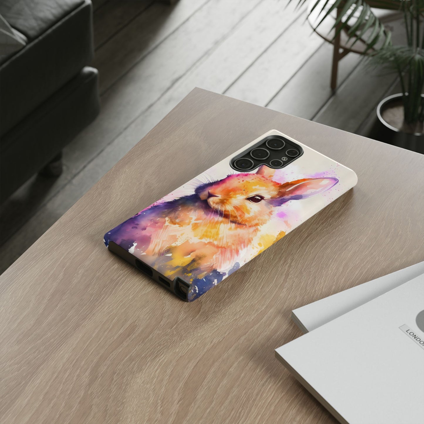 Protective Phone Case – Painted Hare