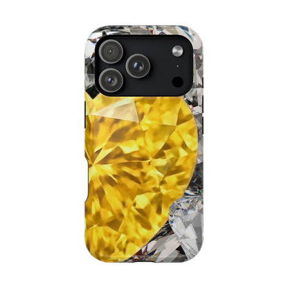 Impact-Resistant Phone Case – Heart of Gold