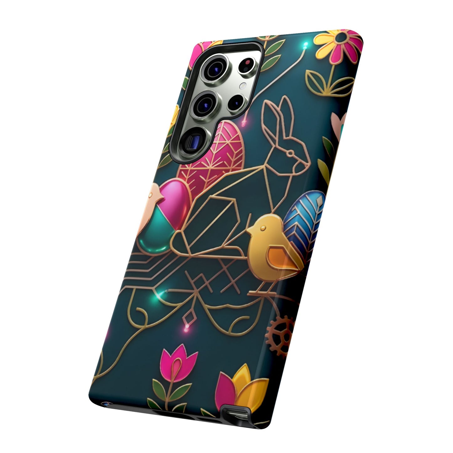 Protective Phone Case – Jeweled Garden