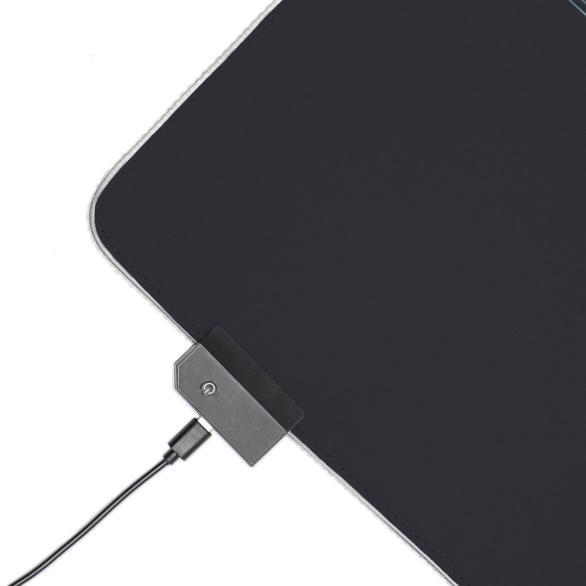 Gaming LED Desk Mat – The Hunt Begins