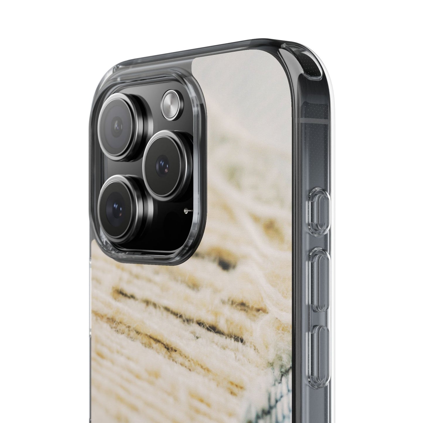 Clear Phone Case – Woven Warmth