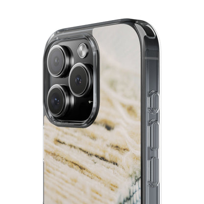 Clear Phone Case – Woven Warmth
