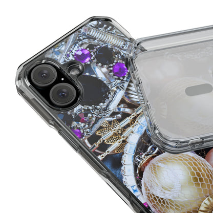Clear Magnetic Phone Case – Chrome Jewel