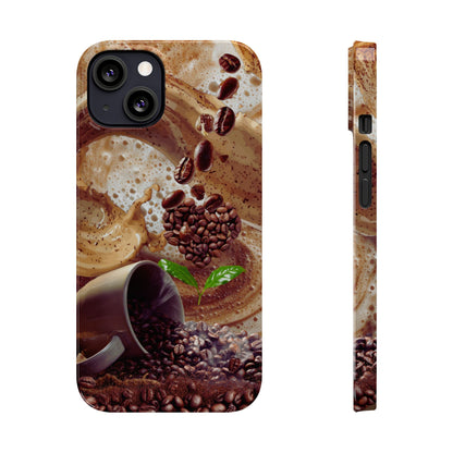 Slim Phone Case – Love at First Sip – Compatible with iPhone 11–17 Series