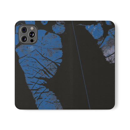 Flip Case – Mom’s Little Blue Footprints