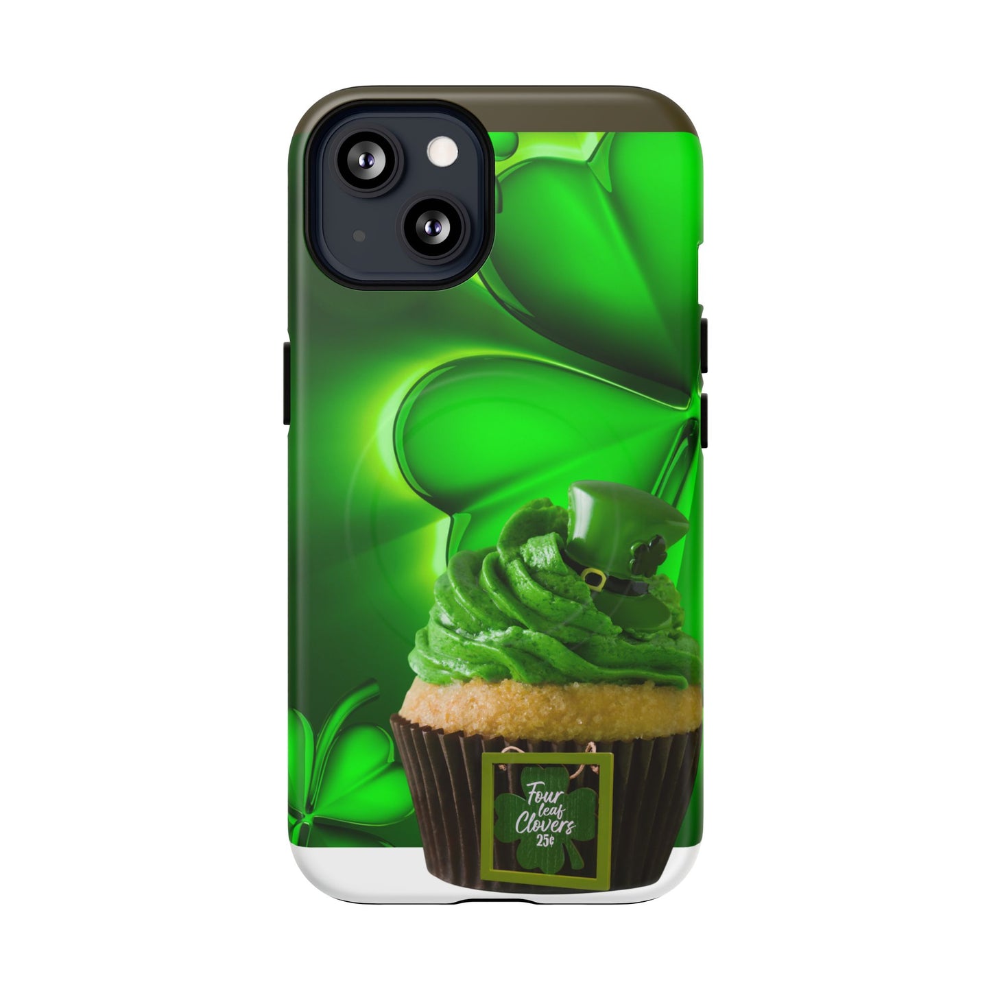 Protective Phone Case – Lucky Clover Cupcake