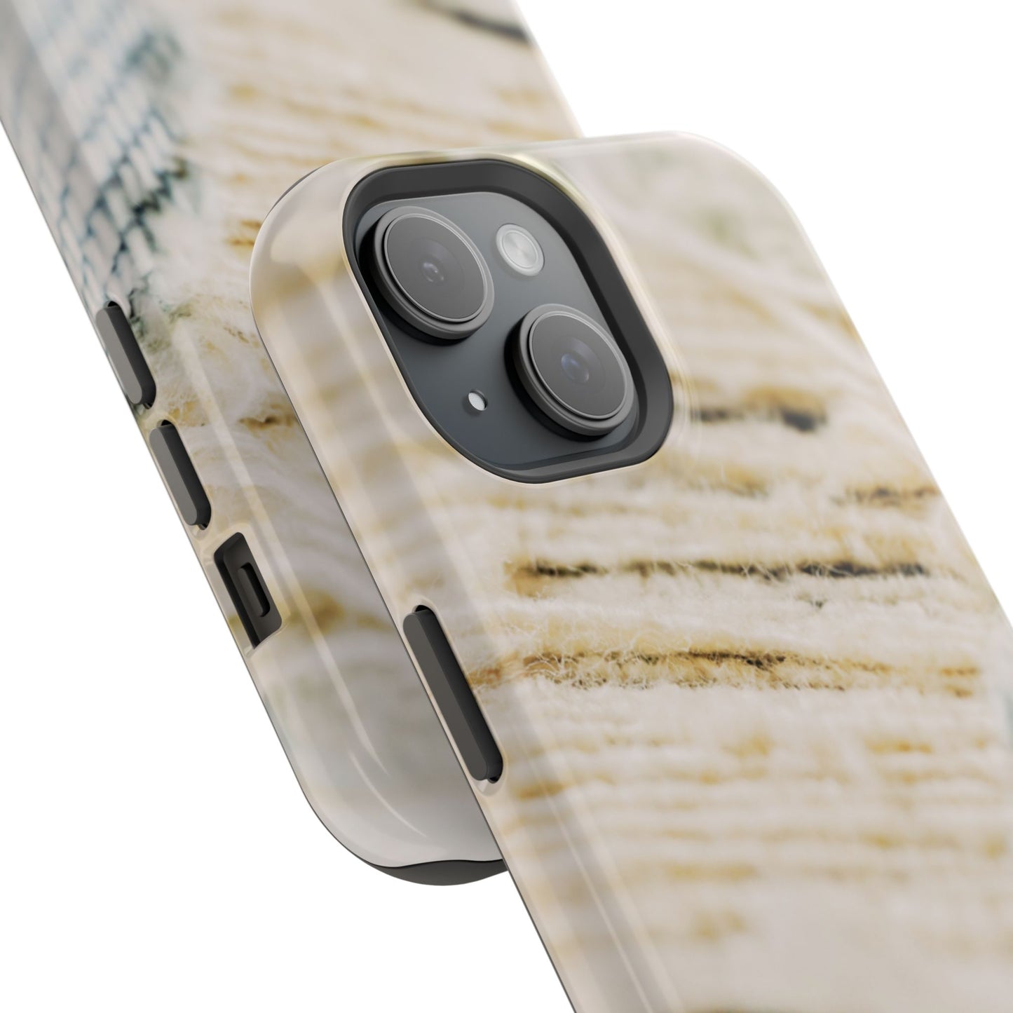 Impact-Resistant Phone Case – Woven Warmth