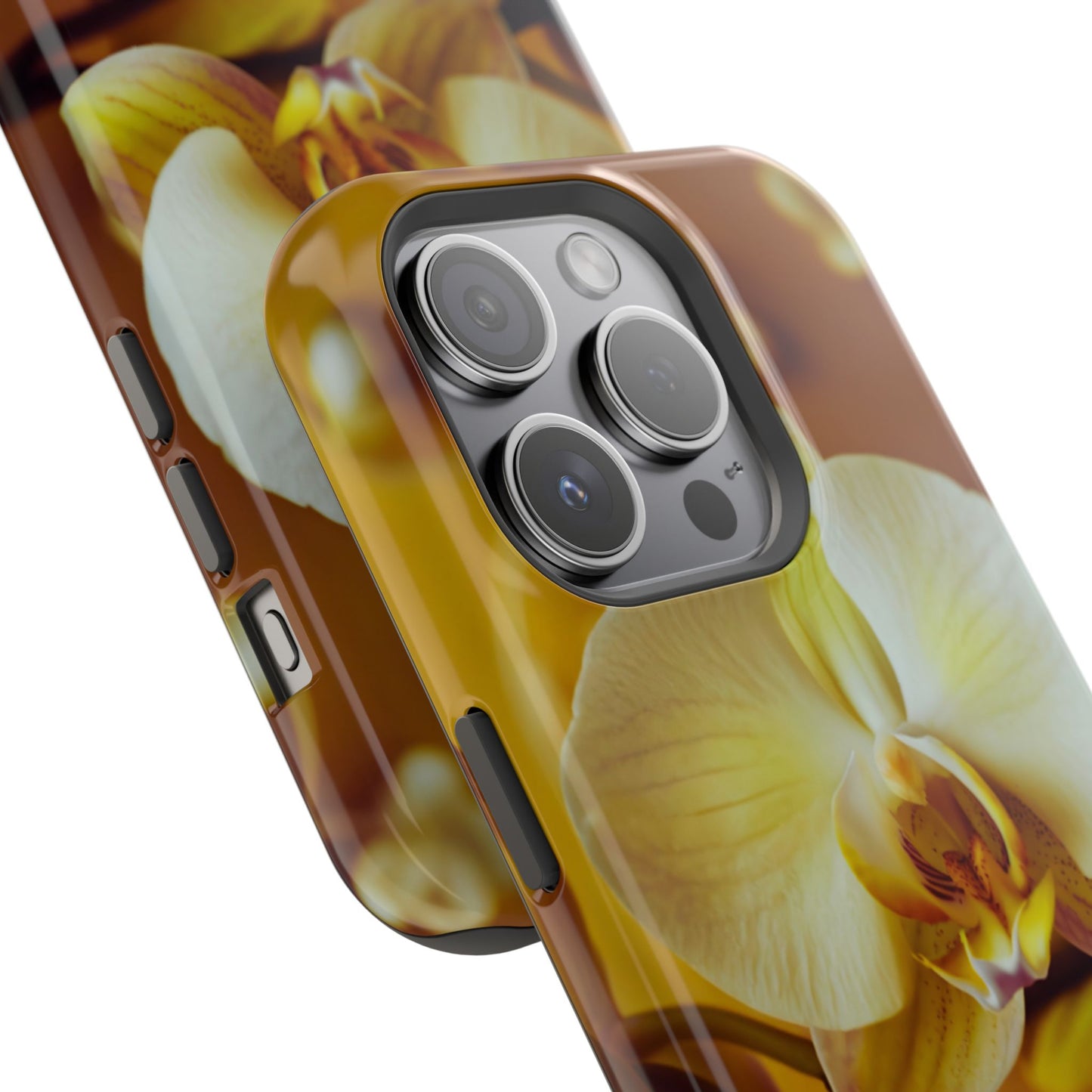 Protective Phone Case – Amber Orchid
