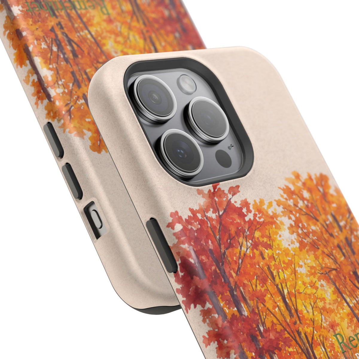 Wireless-Charging Compatible Case – Autumn Remembered – Compatible with iPhone 13–17 & Samsung Galaxy S25–S26 Series