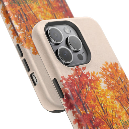 Wireless-Charging Compatible Case – Autumn Remembered – Compatible with iPhone 13–17 & Samsung Galaxy S25–S26 Series