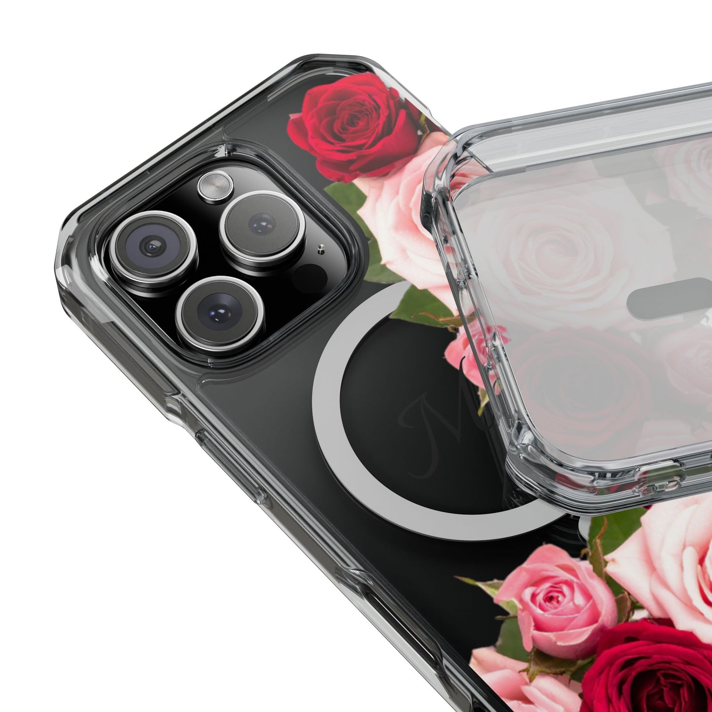 Clear Magnetic Phone Case – Mom’s Rose Bouquet