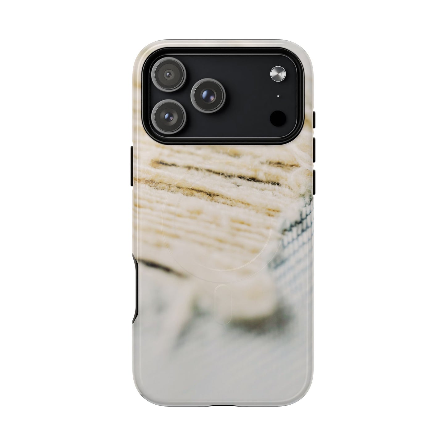 Protective Magnetic Phone Case – Woven Warmth