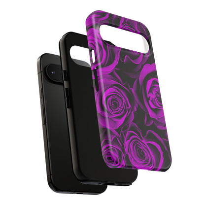 Protective Phone Case – Amethyst Roses