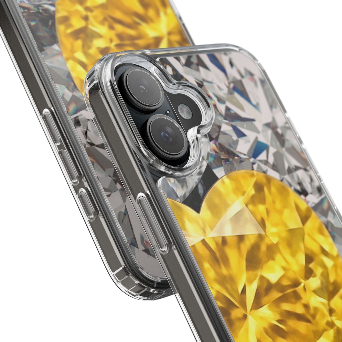 Clear Phone Case – Heart of Gold