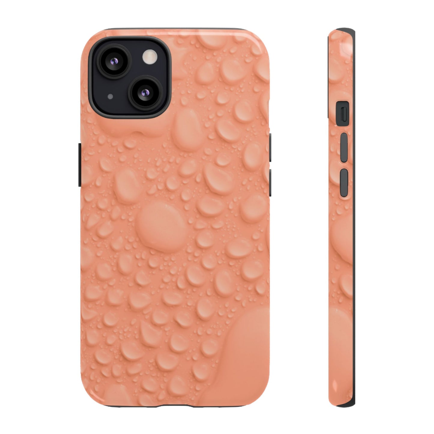 Protective Phone Case – Apricot Rain