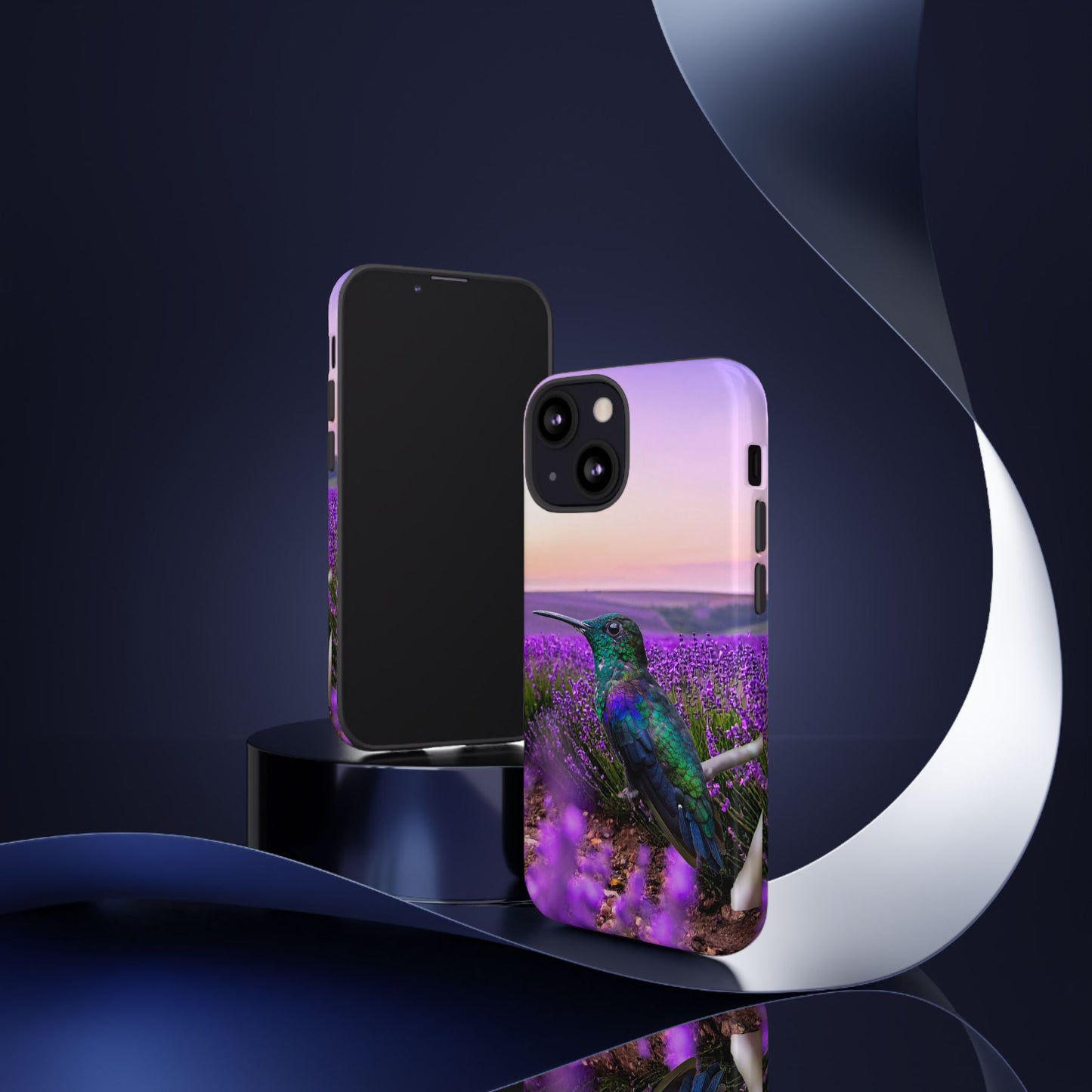 Protective Phone Case – Hummingbird Reverie