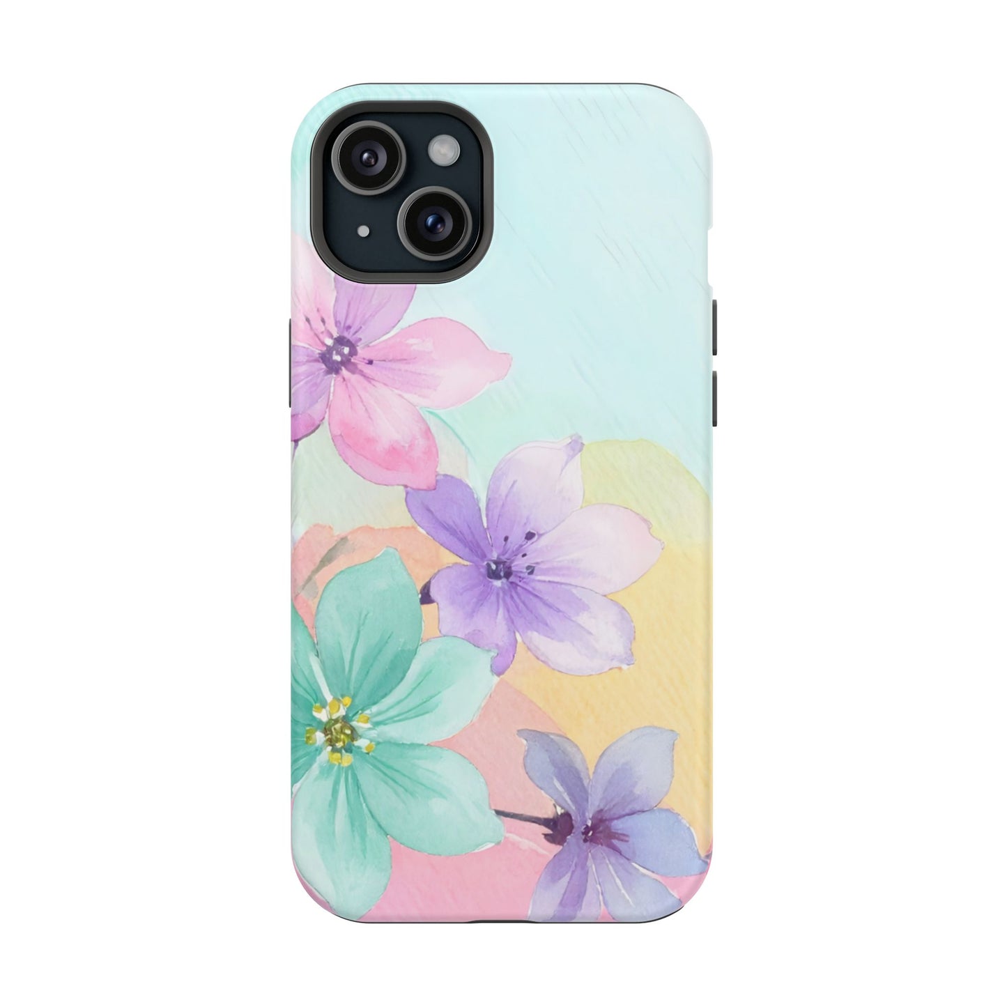 Wireless-Charging Compatible Case – Water Petal