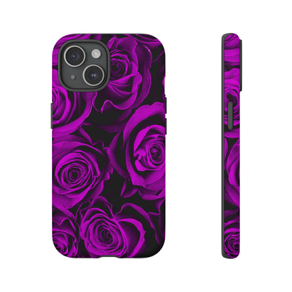 Protective Phone Case – Amethyst Roses