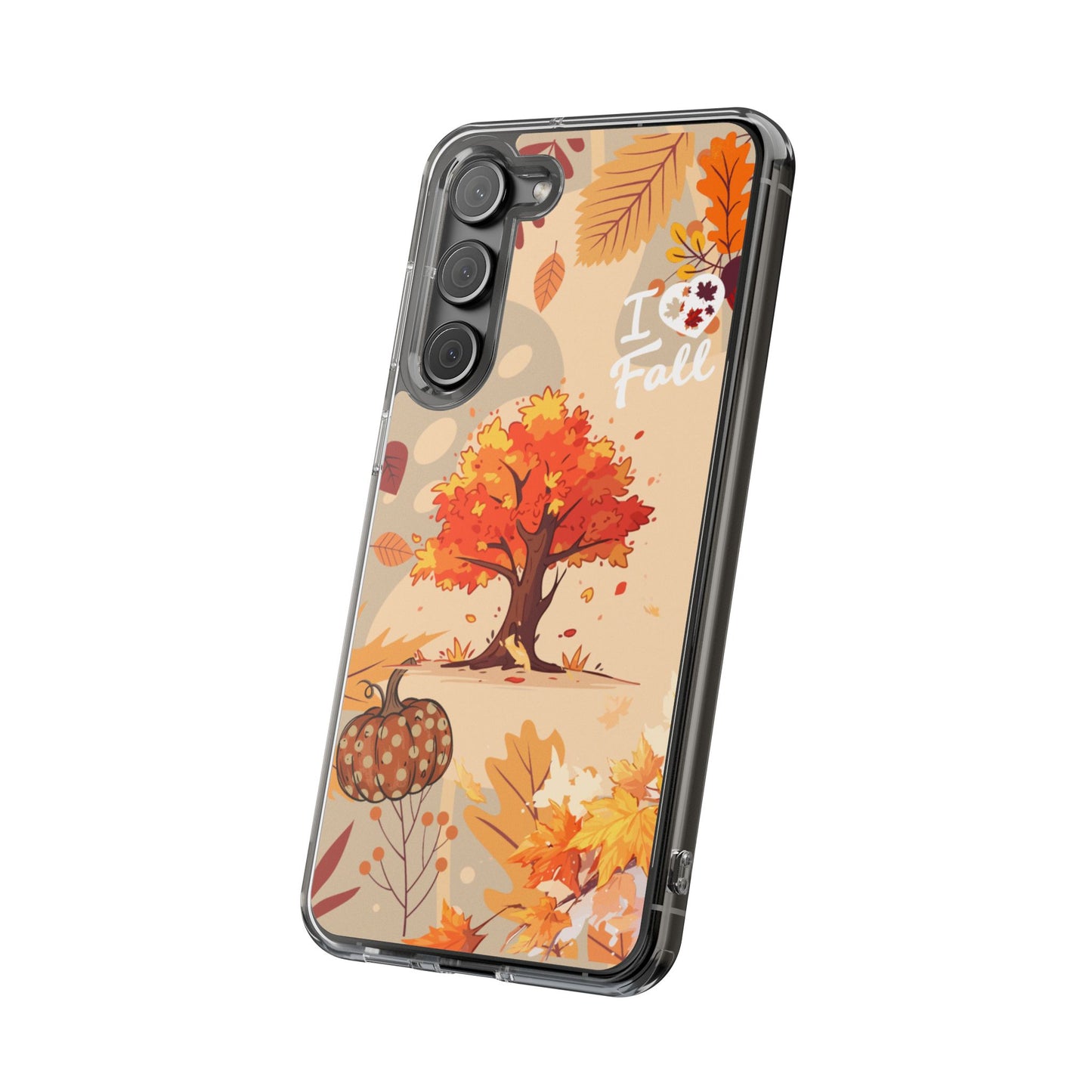 Clear Phone Case – Fall in Love