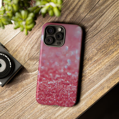 Protective Phone Case – Rosé Sparkle