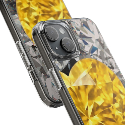 Clear Phone Case – Heart of Gold