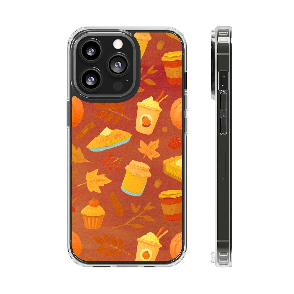 Clear Magnetic Phone Case – Fall Favorites – Compatible with iPhone 13–16 Series