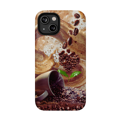 Impact-Resistant Phone Case – Love at First Sip – Compatible with iPhone 11–17 & Samsung Galaxy S22–S26 Series