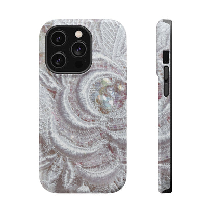 Wireless-Charging Compatible Case – Lace Veil