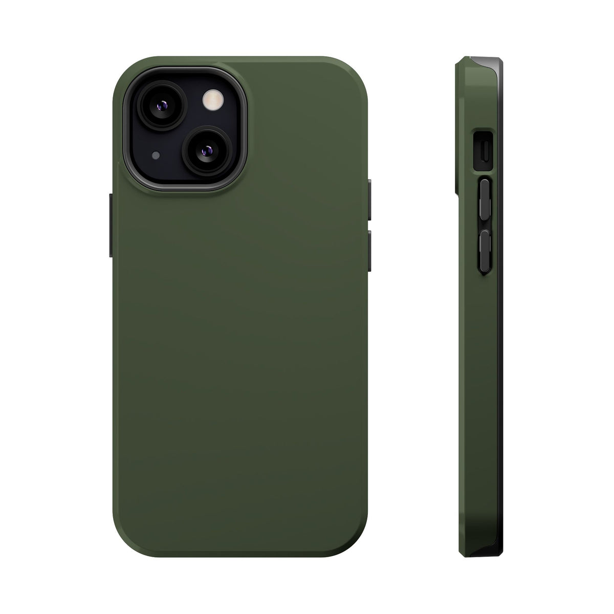 Wireless-Charging Compatible Case – Cabin Green – Compatible with iPhone 13–17 & Samsung Galaxy S25–S26 Series