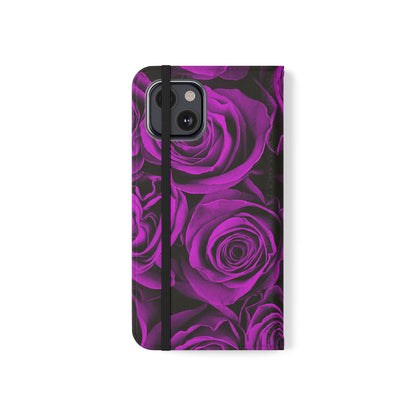 Flip Case – Amethyst Roses