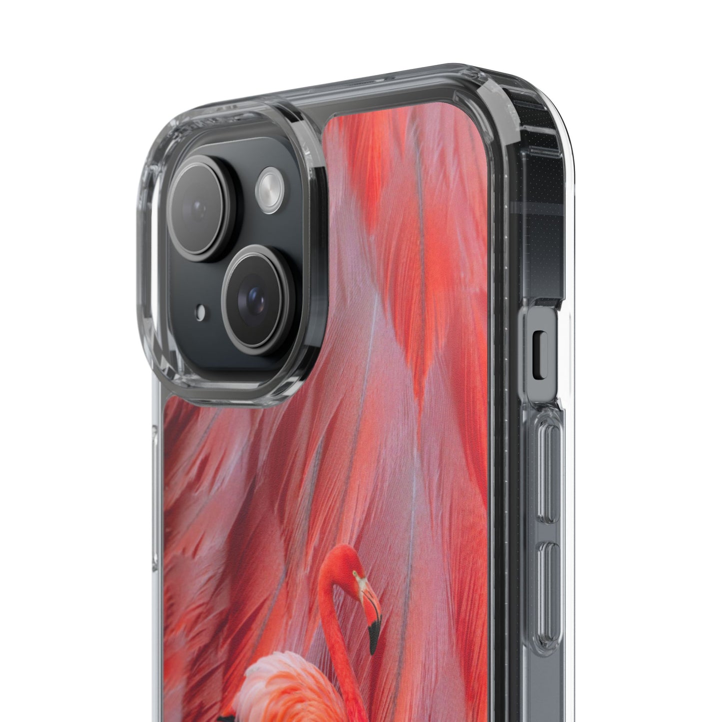 Clear Phone Case – Scarlet Plume