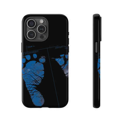 Protective Phone Case – Mom’s Little Blue Footprints