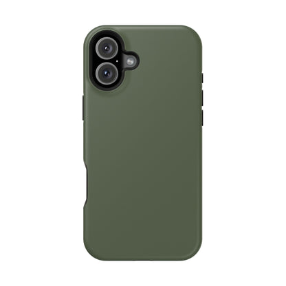 Wireless-Charging Compatible Case – Cabin Green – Compatible with iPhone 13–17 & Samsung Galaxy S25–S26 Series