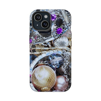 Impact-Resistant Phone Case – Chrome Jewel