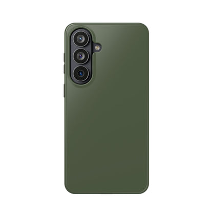 Wireless-Charging Compatible Case – Cabin Green – Compatible with iPhone 13–17 & Samsung Galaxy S25–S26 Series