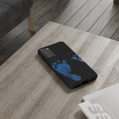 Protective Phone Case – Mom’s Little Blue Footprints