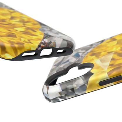 Impact-Resistant Phone Case – Heart of Gold