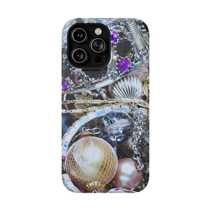 Impact-Resistant Phone Case – Chrome Jewel