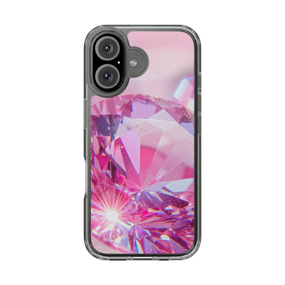 Clear Phone Case – Pink Ice